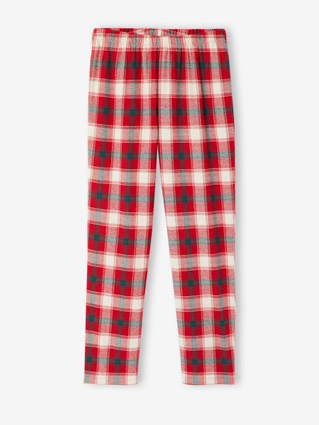 Pyjama homme flanelle noël capsule famille carreaux rouge 4 - vertbaudet enfant 