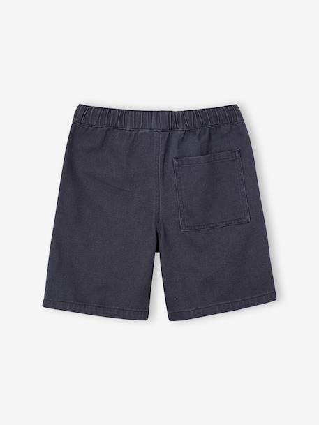 Bermuda garçon en twill anthracite+camel 4 - vertbaudet enfant 