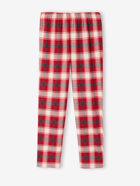 Pyjama homme flanelle noël capsule famille carreaux rouge 6 - vertbaudet enfant 