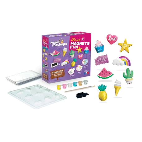 Mon atelier moulage magnets fun Violet 3 - vertbaudet enfant 