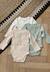 Lot de 3 bodies bébé côtelés manches longues ouverture croisée kenya Beige 1 - vertbaudet enfant 