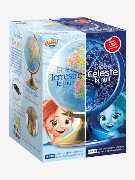 Globe Jour & Nuit BUKI bleu 1 - vertbaudet enfant 