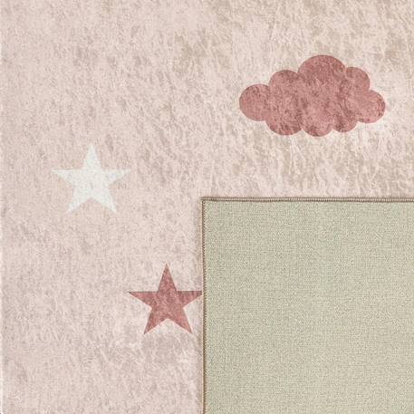 Tapis enfant montgolfière Beige+Bleu 4 - vertbaudet enfant 