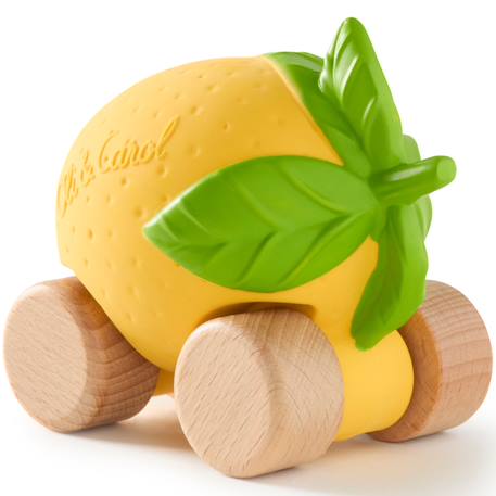 Voiture et jouet de dentition lou citron Jaune 2 - vertbaudet enfant 