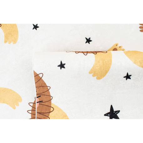 Tapis enfant lions en polyester Beige 4 - vertbaudet enfant 