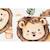 Tapis enfant lions en polyester Beige 4 - vertbaudet enfant 