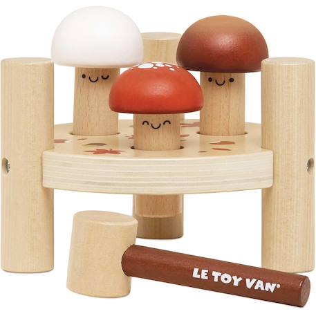 Jeu de marteau messieurs champignons Beige 1 - vertbaudet enfant 