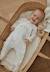 Pyjama bébé en velours ouverture pont miss chatchatchat Ecru 1 - vertbaudet enfant 