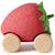 Voiture et jouet de dentition sweetie la fraise Rouge, vert 1 - vertbaudet enfant 