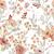 Papier peint enfants autumn meadow white 100 x 280 cm Red 2 - vertbaudet enfant 