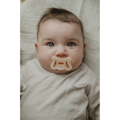 Sucette symétrique zero.zero Amande+Beige clair+Caramel 6 - vertbaudet enfant 