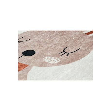 Tapis enfant motif renne en polyester Marron 3 - vertbaudet enfant 