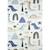 Tapis enfant dinosaures happy en polyester Bleu 1 - vertbaudet enfant 