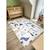 Tapis enfant dinosaures happy en polyester Bleu 4 - vertbaudet enfant 