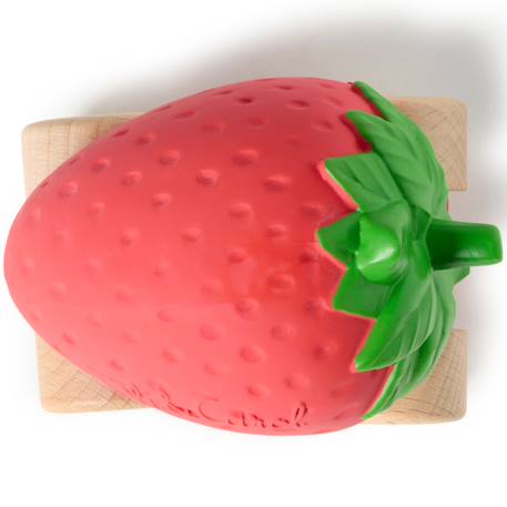 Voiture et jouet de dentition sweetie la fraise Rouge, vert 4 - vertbaudet enfant 
