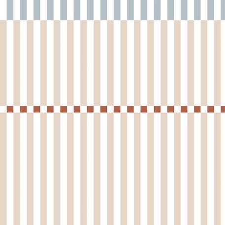 Papier peint enfants jamais deux sans trois 50 x 280 cm Beige, bleue 2 - vertbaudet enfant 