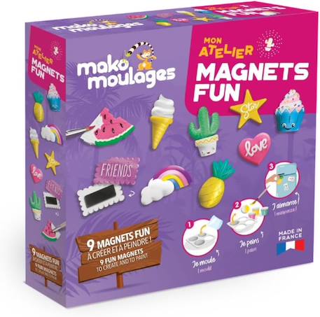 Mon atelier moulage magnets fun Violet 1 - vertbaudet enfant 