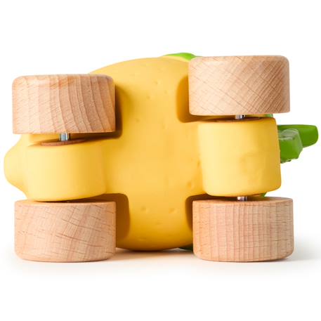 Voiture et jouet de dentition lou citron Jaune 3 - vertbaudet enfant 
