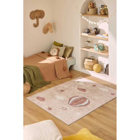 Tapis enfant montgolfière Beige+Bleu 5 - vertbaudet enfant 