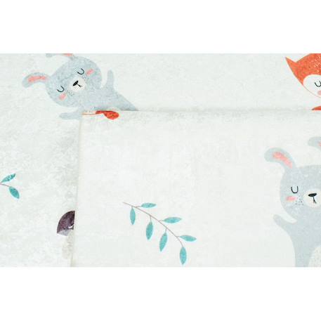 Tapis enfant motifs animaux en polyester Beige 4 - vertbaudet enfant 