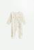 Pyjama bébé en velours ouverture pont envolée de bisous Beige 1 - vertbaudet enfant 