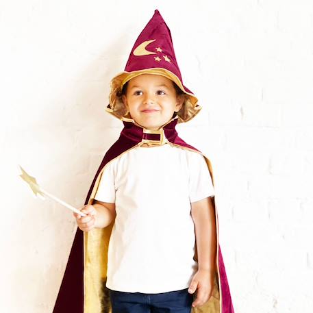 Kit déguisement magicien Bordeaux, doré 6 - vertbaudet enfant 