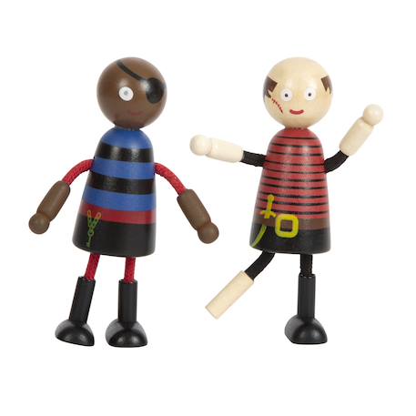 Poupées souples pirates Beige 5 - vertbaudet enfant 