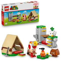 Jouet-Jeux d'imagination-Lego super mario - campement du capitaine toad - 72040