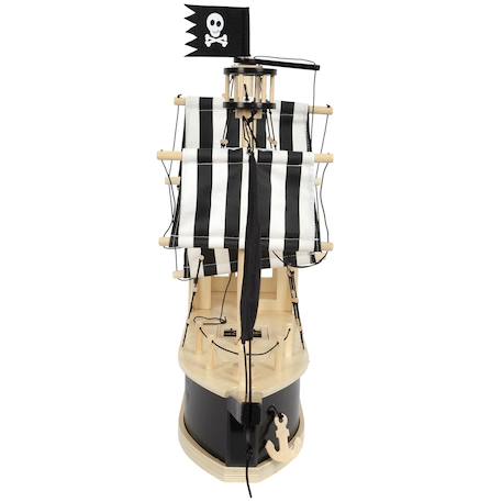 Bateau pirate en bois Noir 5 - vertbaudet enfant 