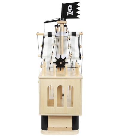 Bateau pirate en bois Noir 6 - vertbaudet enfant 