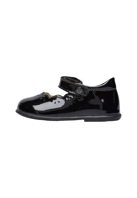 Ballerines en cuir verni olya Noir-+Rouge- 3 - vertbaudet enfant 