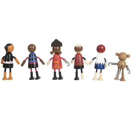 Poupées souples pirates Beige 6 - vertbaudet enfant 