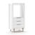 Armoire 3 tiroirs pin massif et imitation bois hauteur darius Blanc bois 1 - vertbaudet enfant 