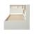 Lit à rangements pin massif   ambre Blanc bois 4 - vertbaudet enfant 