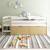 Lit surélevé avec tiroirs pin massif   colette Blanc bois 3 - vertbaudet enfant 