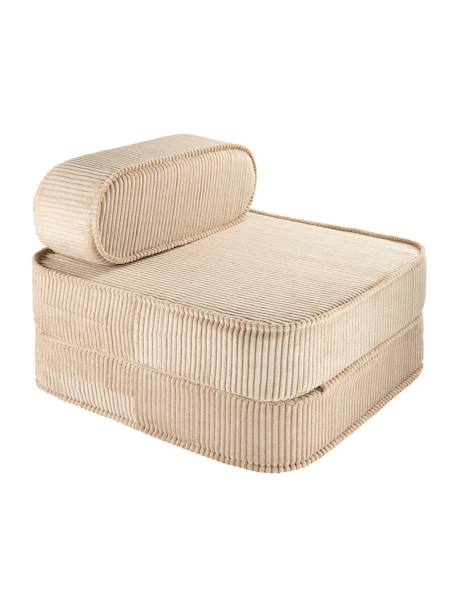 Fauteuil pliant enfant - pouf convertible en velours côtelé Blueberry blue+Brown sugar+Marshmallow+Peppermint green+Pink mousse+Toffee 7 - vertbaudet enfant 