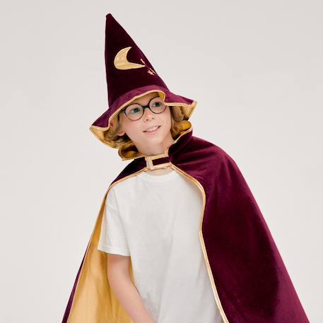 Kit déguisement magicien Bordeaux, doré 5 - vertbaudet enfant 