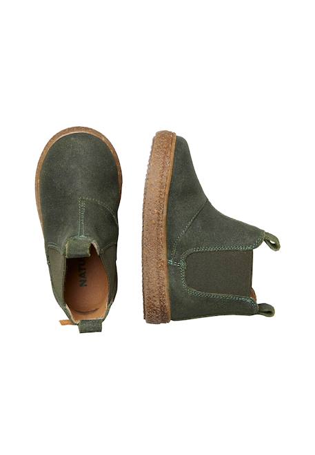 Casual chelsea boots figus Vert foncé- 4 - vertbaudet enfant 