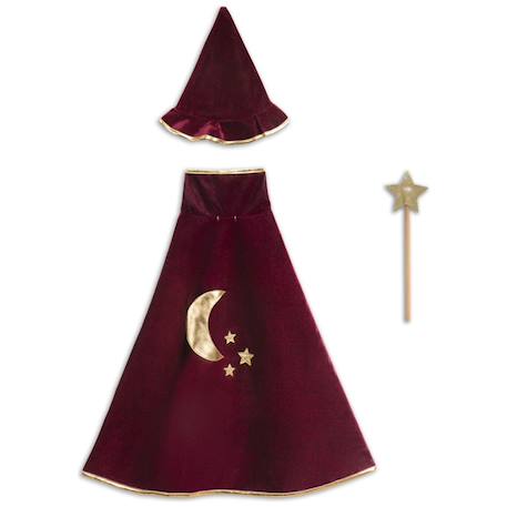 Kit déguisement magicien Bordeaux, doré 3 - vertbaudet enfant 
