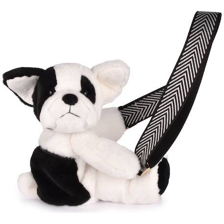 Sac bandoulière peluche Gris+Marron+Noir 13 - vertbaudet enfant 