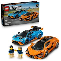Jouet-Jeux d'imagination-Jeux de construction-Lego speed champions - lamborghini revuelto et huracán sto - 77238