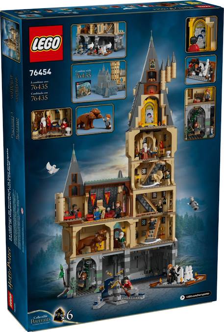 Lego harry potter - le château de poudlard : la tour principale - 76454 Multicolore 3 - vertbaudet enfant 