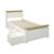 Lit avec tiroirs pin massif  arthur Blanc bois 6 - vertbaudet enfant 