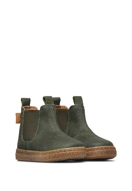 Casual chelsea boots figus Vert foncé- 2 - vertbaudet enfant 