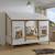 Lit cabane avec façade pin et imitation bois  henrik Blanc bois 3 - vertbaudet enfant 