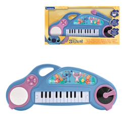 Jouet-Activités artistiques et musicales-Piano électronique pour enfants stitch avec effets lumineux