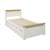 Lit avec tiroirs pin massif  arthur Blanc bois 5 - vertbaudet enfant 