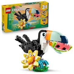 Jouet-Jeux d'imagination-Lego creator - animaux sauvages : le toucan tropical - 31173
