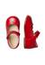 Ballerines en cuir verni olya Noir-+Rouge- 9 - vertbaudet enfant 