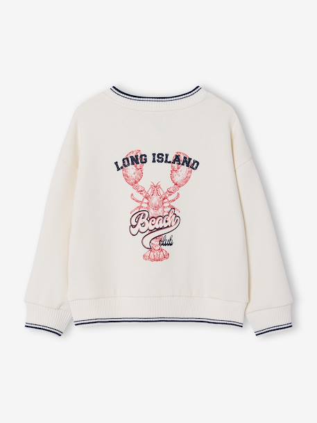 Sweat garçon col V écru 3 - vertbaudet enfant 
